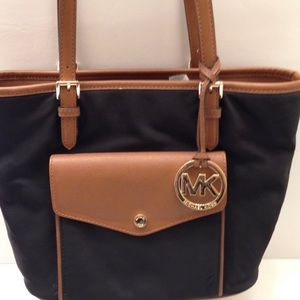 Michael Kors Nylon and Leather Purse